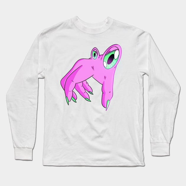 Give Me A Hand Monster Long Sleeve T-Shirt by MorenoArtwork